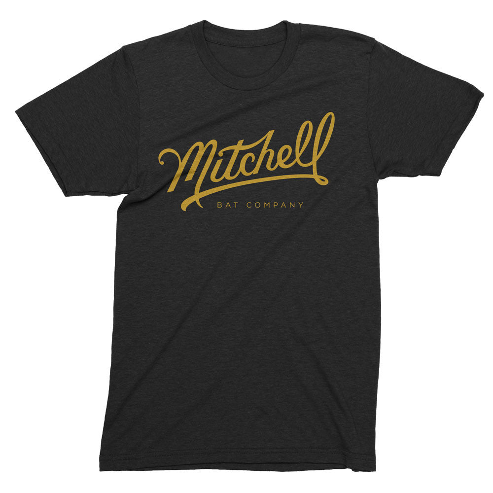 Mitchell Bat Co. short sleeve tee (black/yellow)
