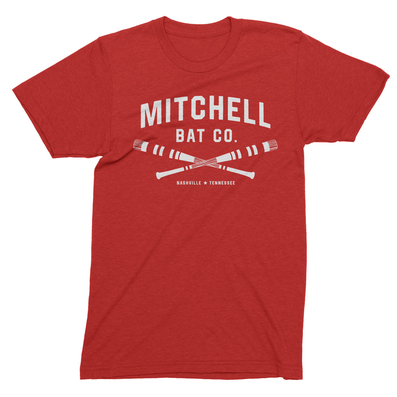 Cross bat Mitchell Bat Co. short sleeve tee (red)