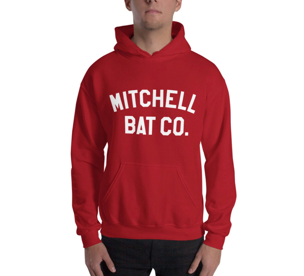 Hoodie - Red - Mitchell Bat Co